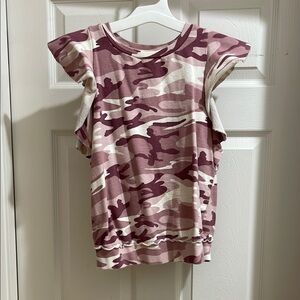 Anthropologie camp sweatshirt tank